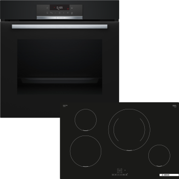 BOSCH HBD274FB85 - EINBAU-BACKOFEN-SET, BESTEHEND AUS: HBA172BB0 + PIE811BB5E